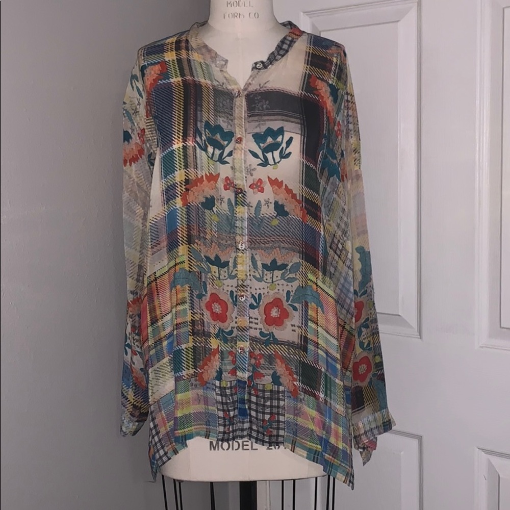 Johnny Was Rayon Blouse